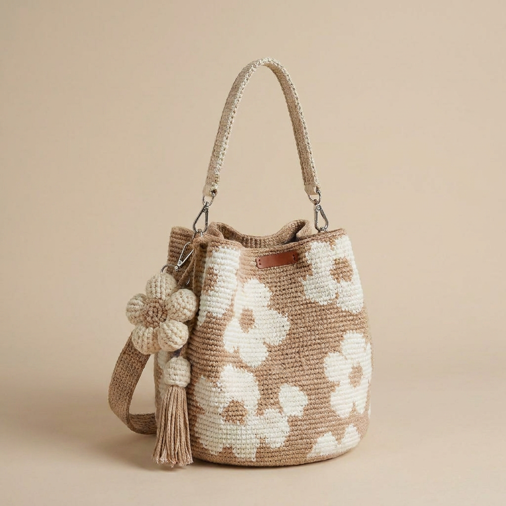 Crochet Flower Bag